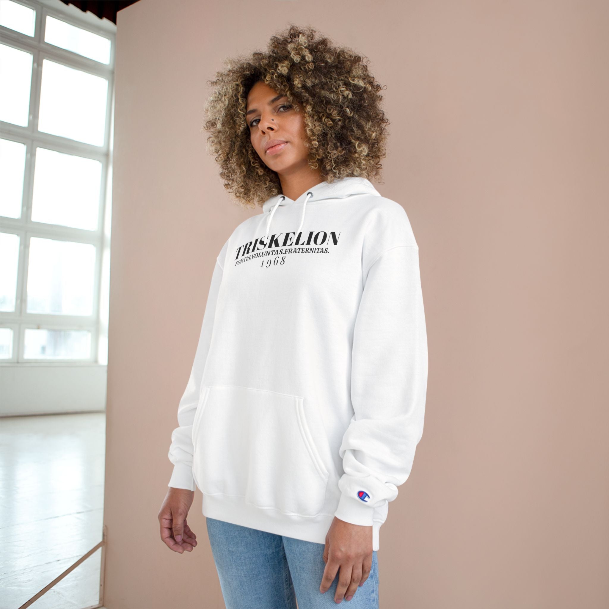 Hoodie — Triskelion Tau Gamma Phi Crest Pullover