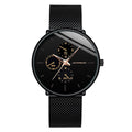 Men's Mesh-band Quartz Casual Business Luminous Watch